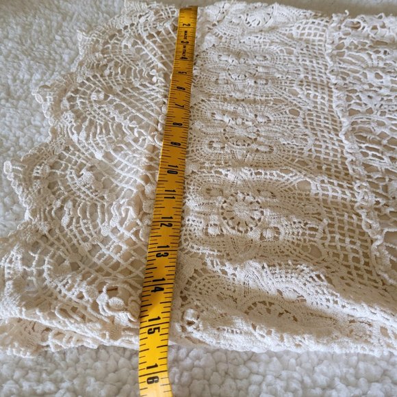 Mudd Lace Cream Tank Top M - Picture 8 of 8